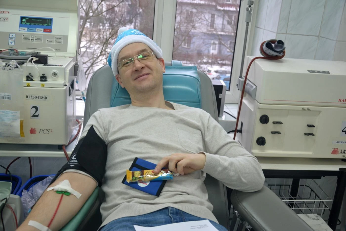 «С Новым годом, Служба крови!»