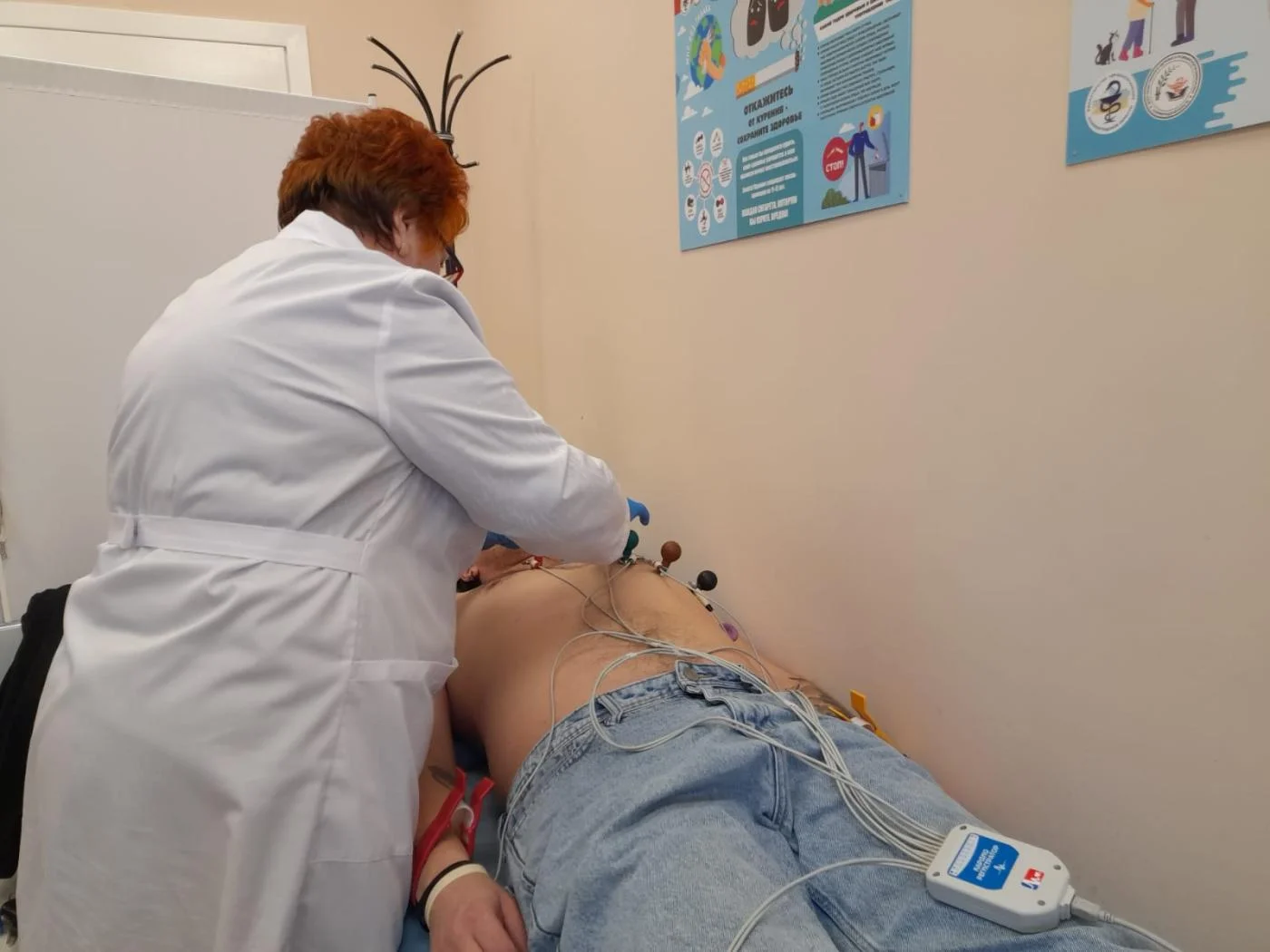 В акции «Спасибо, сердце!» в поликлинике на улице Горького приняли участие более пятидесяти пациентов