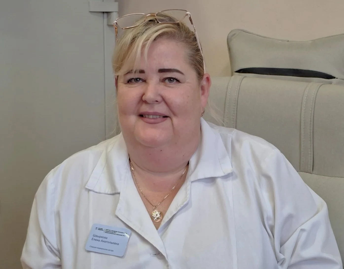 Старшая медсестра поликлиники на Краснопрудной руководит средним персоналом почти два десятка лет 