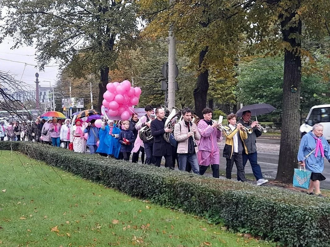 В Калининграде прошел Марш против рака В Калининграде прошел Марш против рака