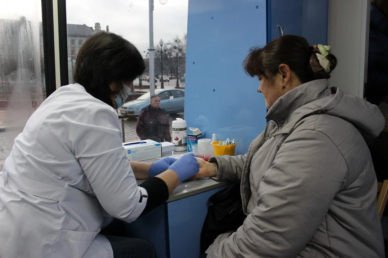 В ходе первой с начала года акции уровень сахара в крови бесплатно проверили около пятисот человек