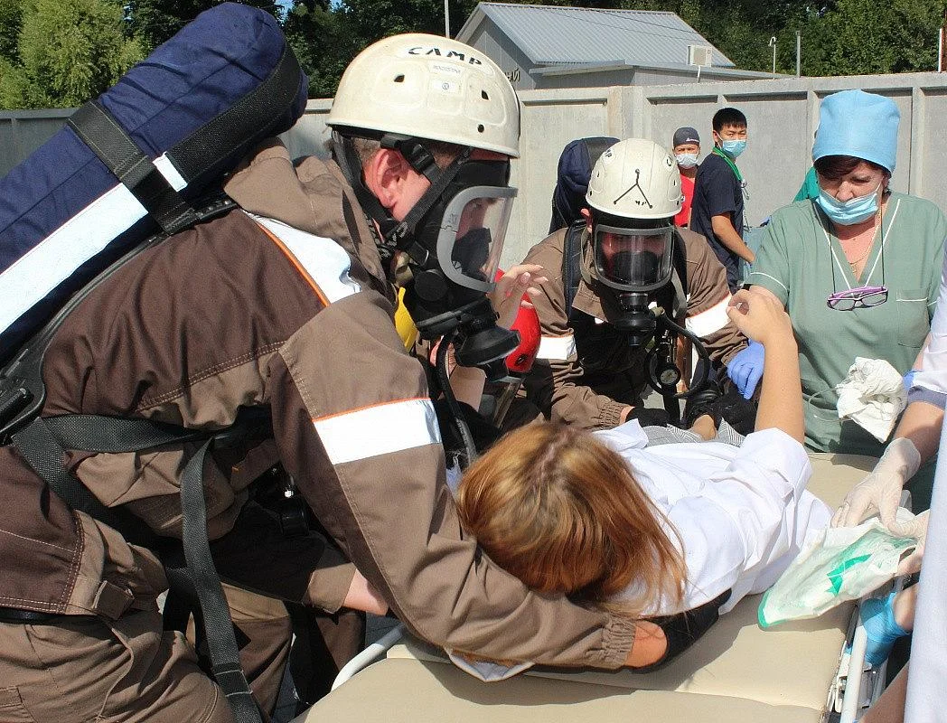 В Городской клинической больнице скорой медицинской помощи ликвидировали условный пожар