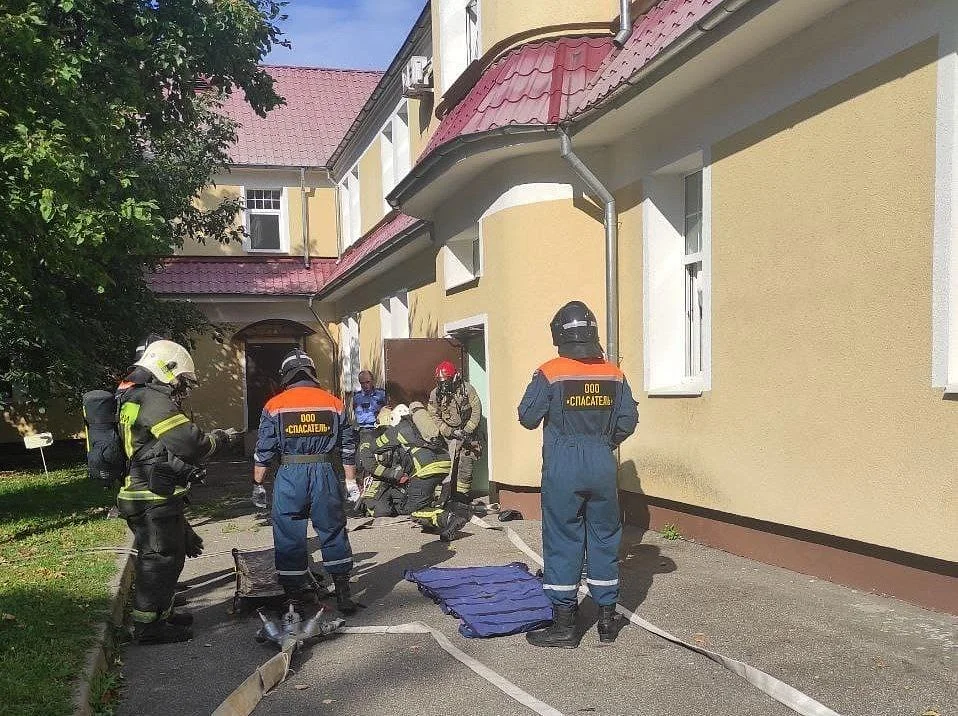Ликвидация условного пожара прошла успешно Ликвидация условного пожара прошла успешно