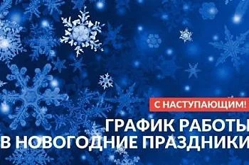 Режим работы в новогодние праздники Режим работы в новогодние праздники